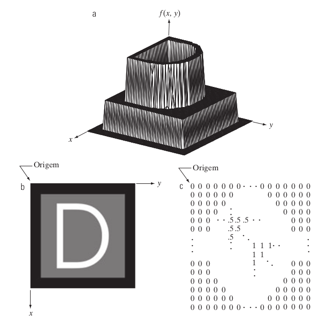 Representações da imagem digital [2, p. 36].