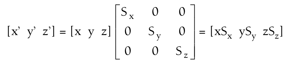 Escala espaço tridimencional [13, p. 41].