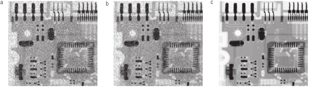 Remoção de ruído sal e pimenta por meio do filtro de Mediana[2, p. 103].